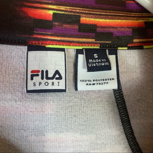 Fila Sport Multi Color Pullover Long Sleeves Small - Picture 3 of 7